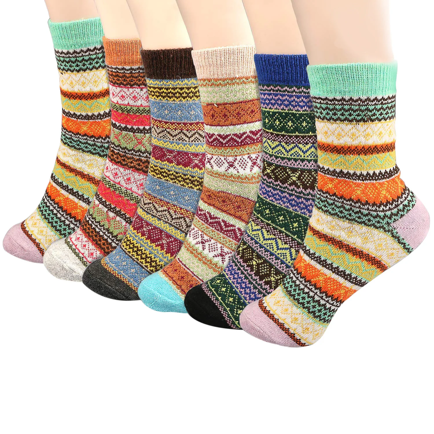 Warm socks, fashion women winter acrylic thicken random comfort warm