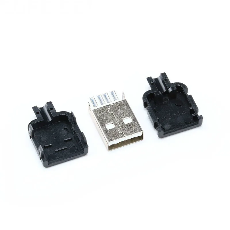 Горячее предложение 10 шт. Тип Мощность Разъём A USB плоский супер мягкий кабель 4