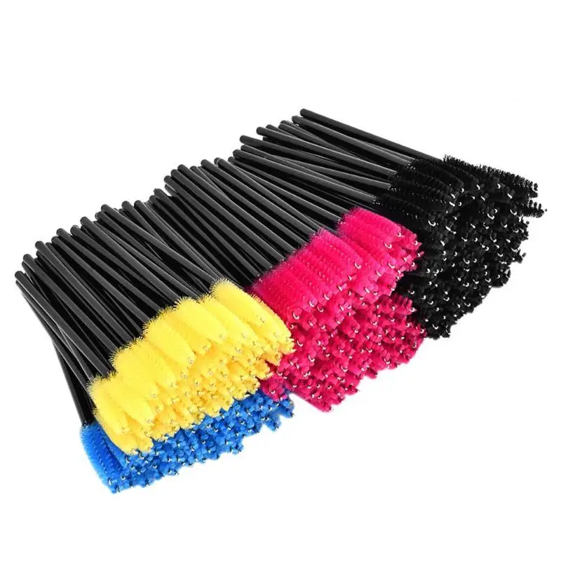 

300pcs Eyelash Extension Disposable Eyebrow Brush Eye Lashes Cosmetic Mascara Wand Applicator Spoolers Brushes Set Makeup Tools