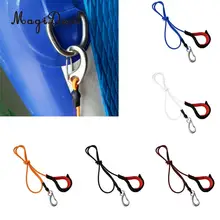 Laisse de pagaie de canoë de Kayak universel extensible robuste canne à pêche corde d'attache sûre à l'élastique et mousqueton accessoires de vitesse de crochet