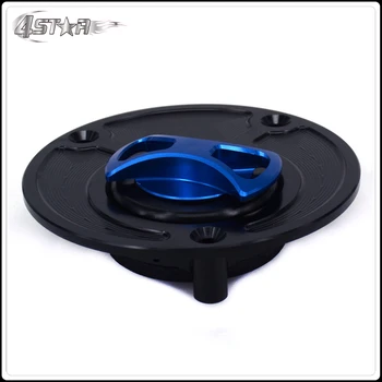 

CNC Blue Black Gas Fuel Tank Cap Cover For YAMAHA FZ1 FZ6 FZR750 FZR1000 YZF R1 R6 YSR50 YZF600 1994-1997 YZF1000 1997-1998