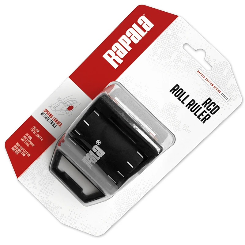 Rapala RCDRR150 Rcd لفة حاكم تلسكوبي الأسماك حاكم 1.5 m إغراء الصيد أداة الصيد حاكم شريط القياس مريحة لتنفيذ