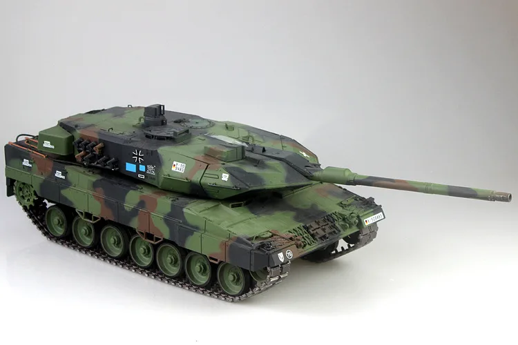 3889 1 1/16 2 4G немецкий Леопард A6 RC Танк реальное моделирование звук Инфракрасный
