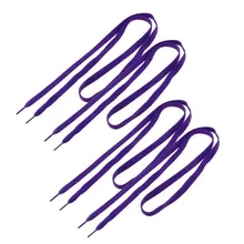 Спортивный шнурок для обуви плоские шнурки фиолетовый 2 пары для женщин и мужчин