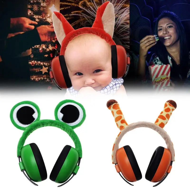 

Baby Hearing Protection Earphone Child Noise Reduction Function Can Fully Adjust 0-12 Years Old Baby Anti-noise Earmuffs Gift