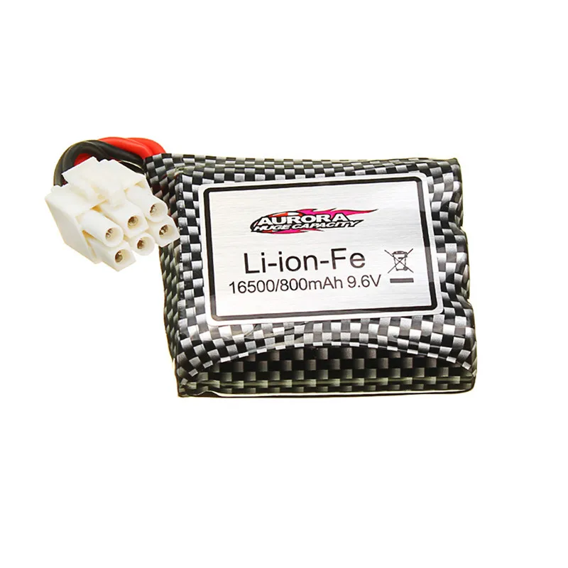 1/2 шт 16500 9 6 V 800mAh литий ионный Fe аккумулятор для 9115 S911 1/12 2 4G Rc Автозапчасти игрушек
