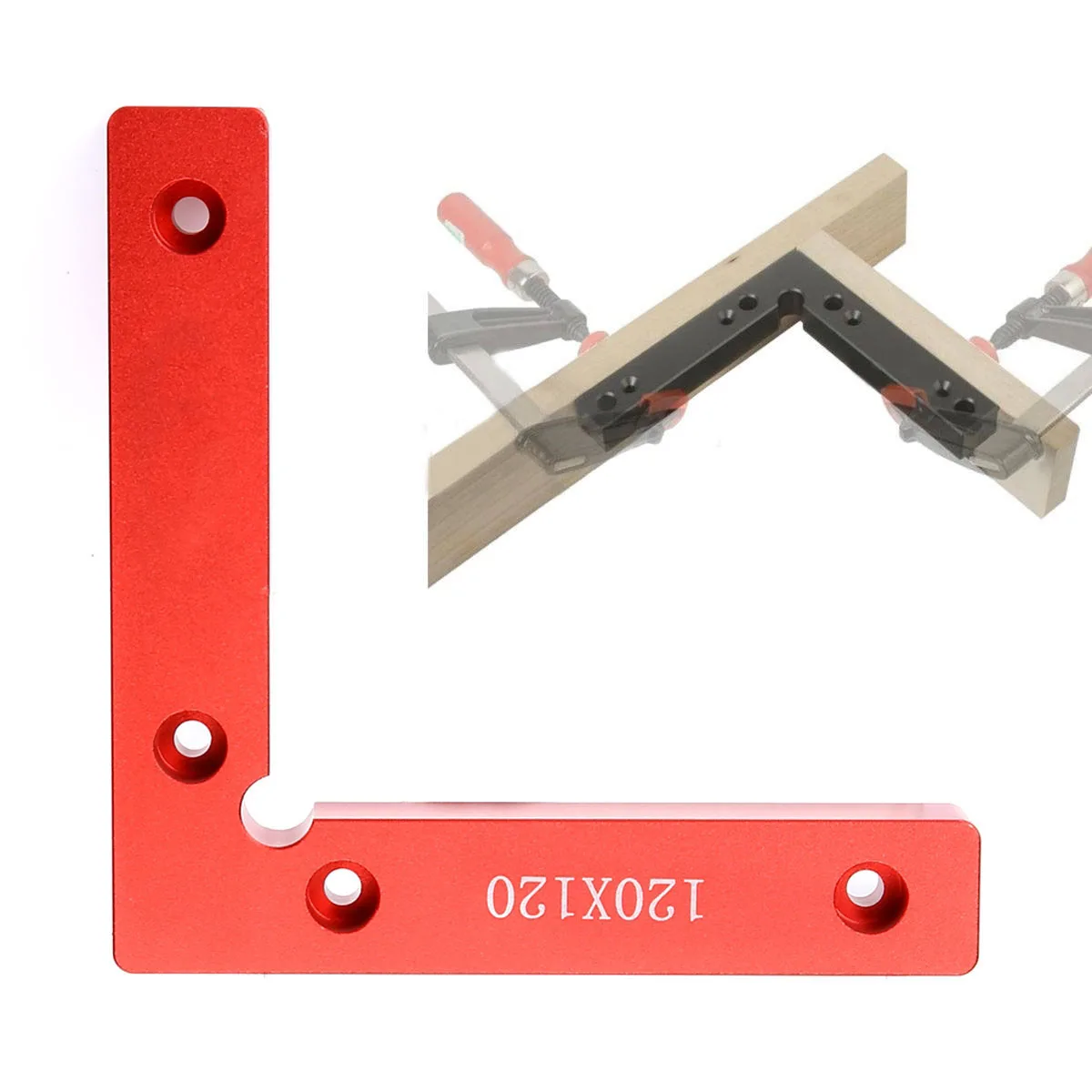 

Mayitr L Shape Corner Clamp High Quality Wood Metal Right Angle 90 Degree Weld Welding Red New