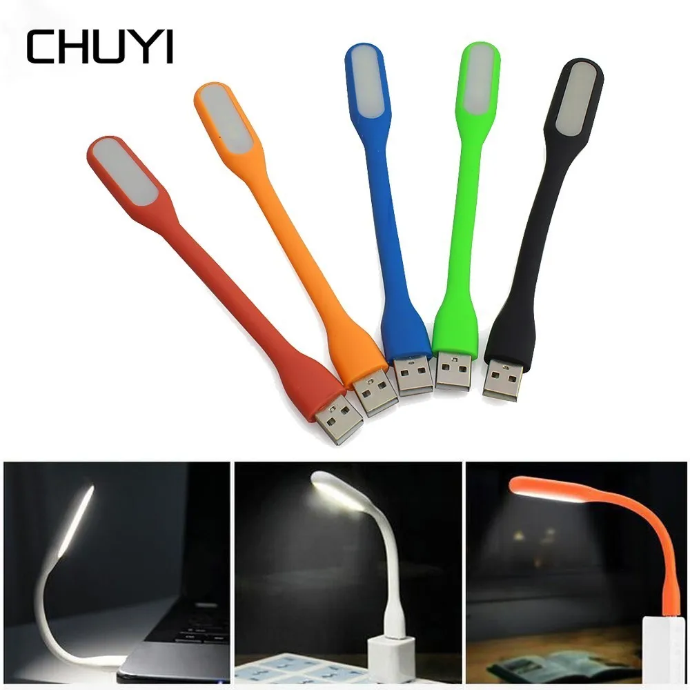 

Mini Portable USB LED Lamp Super Bright Book Light Reading Lamp 4 Colors Available For Power Bank PC Laptop Desktop Notebook