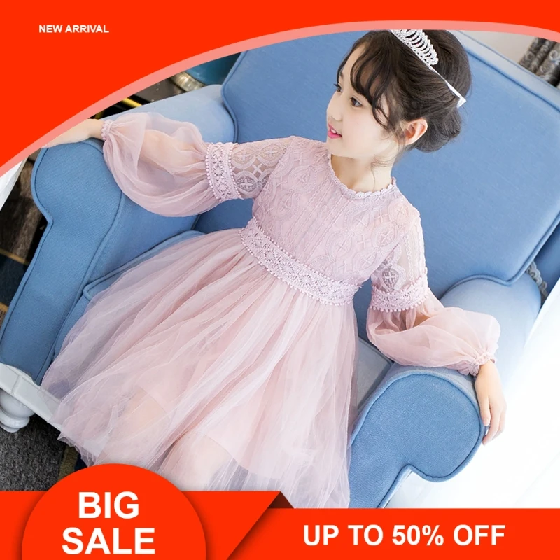 

2019 Summer Costume Girls Princess Dress Children's Evening Clothing Kids Chiffon Lace Dresses Baby Girl Party Pearl Dress