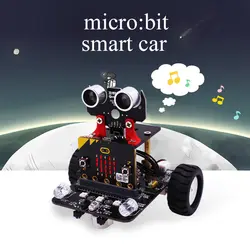 Графический программируемый робот автомобиля с Bluetooth IR и отслеживания модуль стволовых пара робот игрушечных автомобилей для Micro: бит BBC