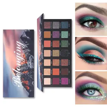 

XY Fancy 21 Colors Shimmer Matte Eyeshadow Makeup Palette Long Lasting Pigment Eye Shadow