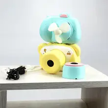 Портативный usb-вентилятор в форме камеры с героями мультфильмов, портативные мини-вентиляторы, детские игрушки, летние поставщики, разные цвета и стили