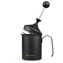 Ручной контроль из нержавеющей стали молока пузырьковое устройство с двойной сетки и pp канифоль выдвижной ручкой для покупок Z20