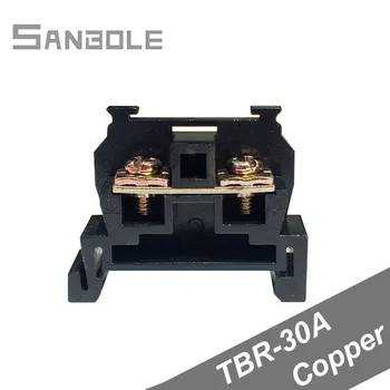 

TBR-30A Universal Type 30A/600V General Purpose Connection Terminal Block Row Connector Plate Copper (20pcs)