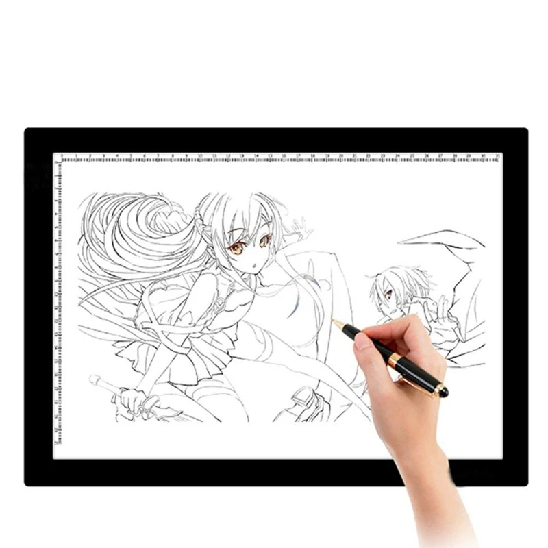 

A4 Light Box LED Touching Modern Illumination Ultra-Slim Art Craft Design Photo Tracing Design Lightbox Light Pad