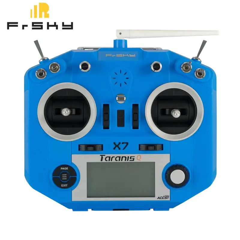 

FrSky ACCST Taranis Q X7 2.4GHz 16CH Mode 2 Transmitter Blue Orange for RC FPV Racing Drone Quadcopter