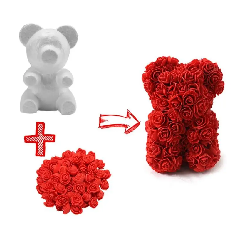 rose bear 25cm
