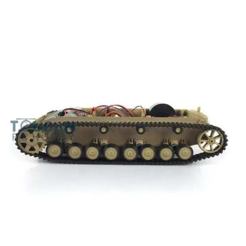 Henglong 1/16 немецкий танк Panzer IV F RC 3858 Chasis с пластиковыми трековыми колесами