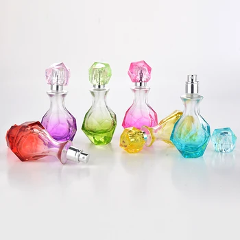 

30ML New Style Portable Diamond Glass Refillable Perfume Bottle With Aluminum Sprayer Empty Parfum Case Atomizer 50pcs by DHL