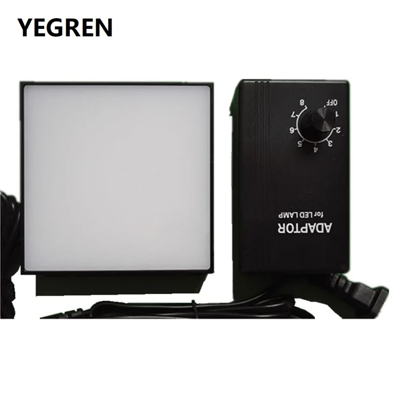 

Adjustable Machine Vision Light Source 25x25 100x100 mm 200x200 mm Square Surface LED Illumination Source for PCB IC Detection