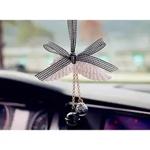 Красивая Автомобильная подвеска Крыло ангела авто Автомобильная подвеска на зеркало заднего вида подвесная Высококачественная интерьерная аксессуар орнамент