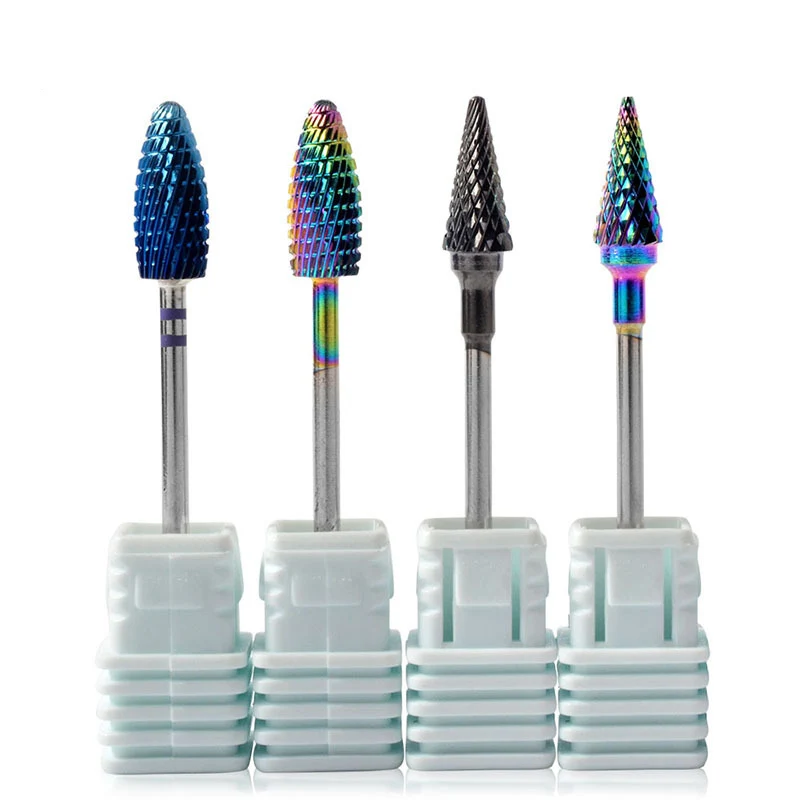 

Nail Art Tools Tungsten Steel Grinding Head Single Bullet Type Electric Nail Polishing Manicure Accessories Drill Bits