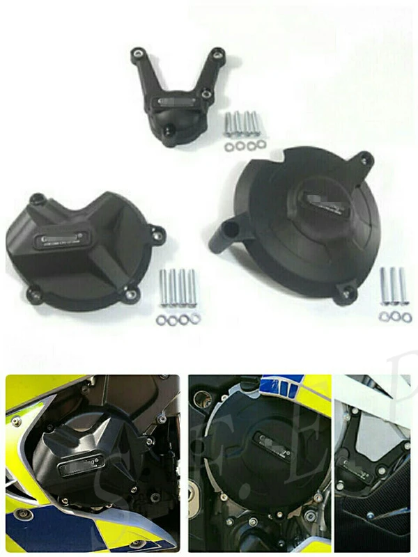 Чехол для двигателя мотоцикла Защитная крышка GB Racing для BMW S1000RR, S1000R-& S1000XR черный