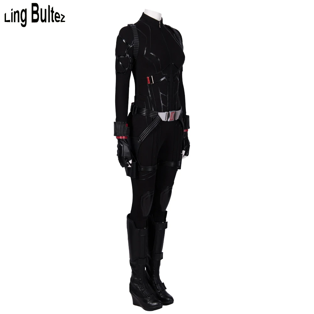 Ling Bultez High Quality Avengers Endgame Black Widow Costume Newest Black Widow Cosplay Suit