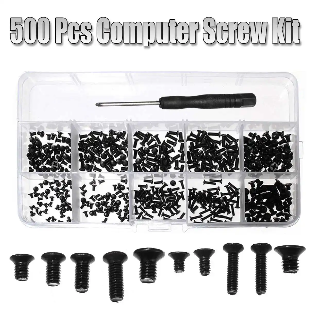 500Pcs/Set Laptop Screws Set For Dell For Lenovo And For SAMSUNG Laptop
