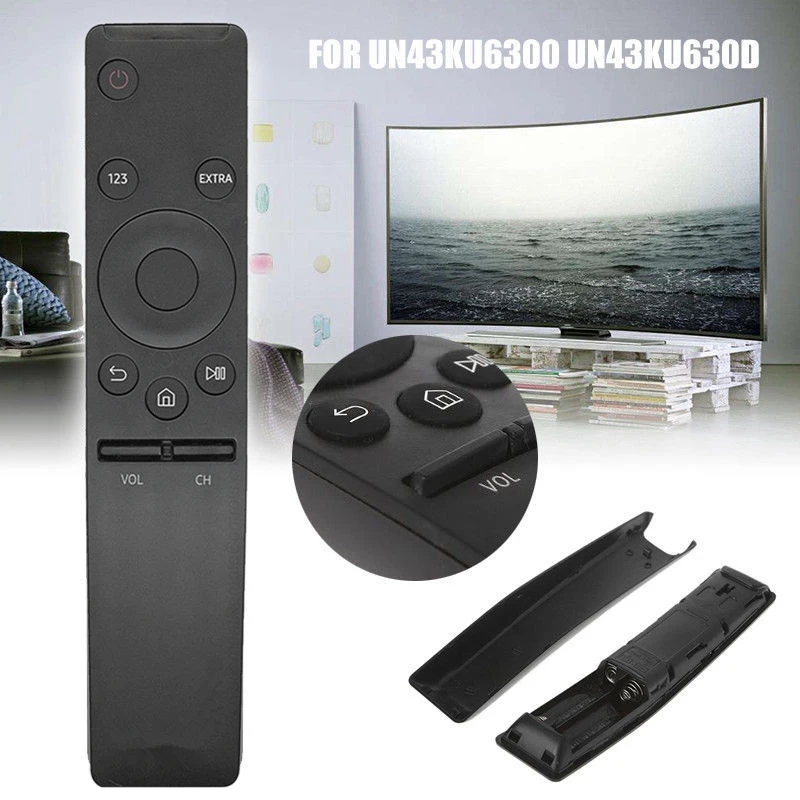 

Remote Control For Samsung 4K Smart TV TM1650A BN59-01260A UN43KU6300 UN43KU630D