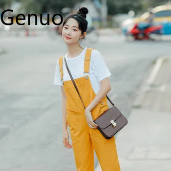 

Candy Color Spring Autumn Women Overall Korean Fashion Sweet Solid Cotton Female Jumpsuits Elegant Casual Loose Lady Harem Pants