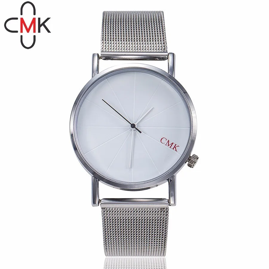 

CMK Brand Fashion Unisex Stainless Steel Watch Luxury Women Quartz Watch Ladies Clock Relogio Feminino