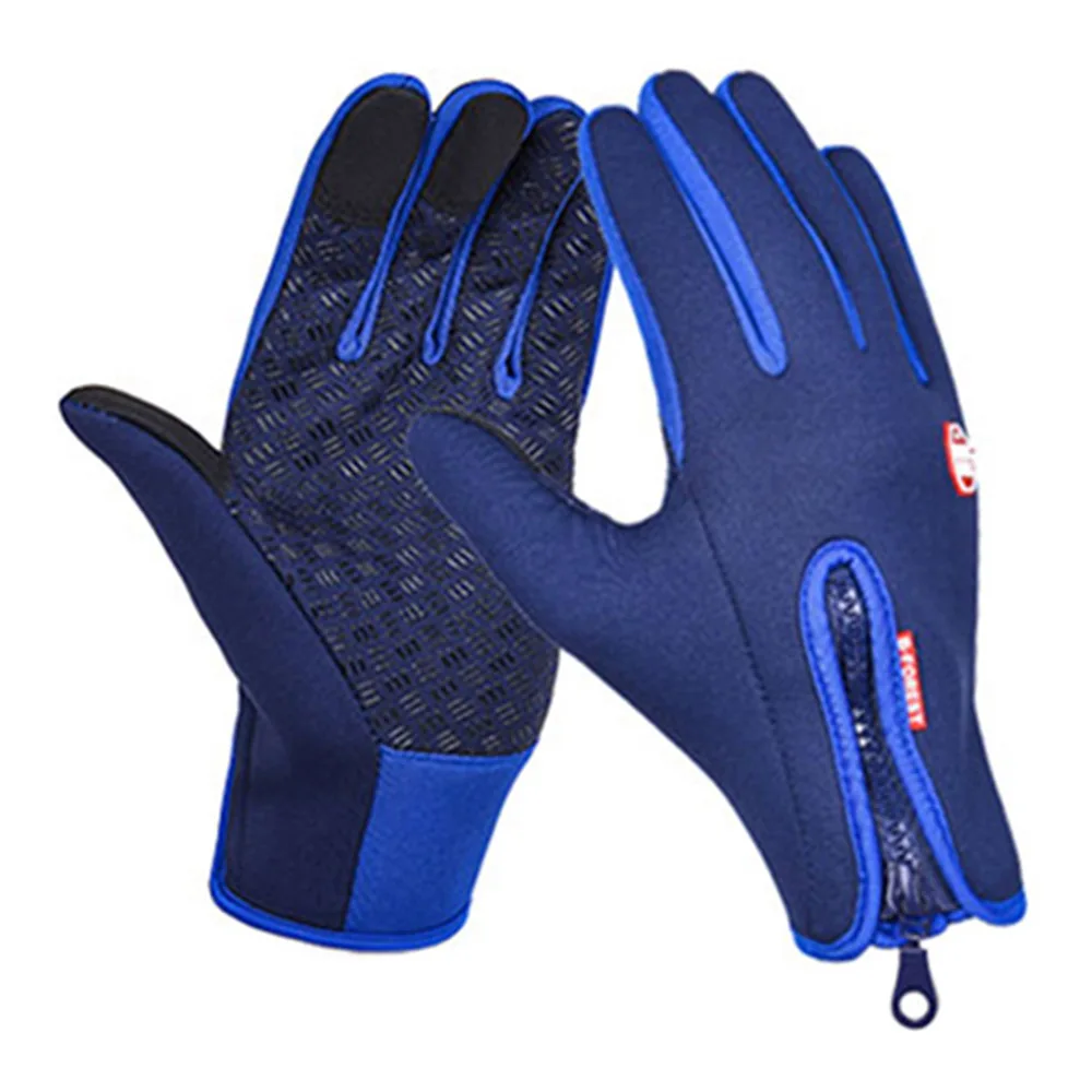 Unisex Fleece Full Finger Gloves Touch Screen Gloves Waterproof Warm