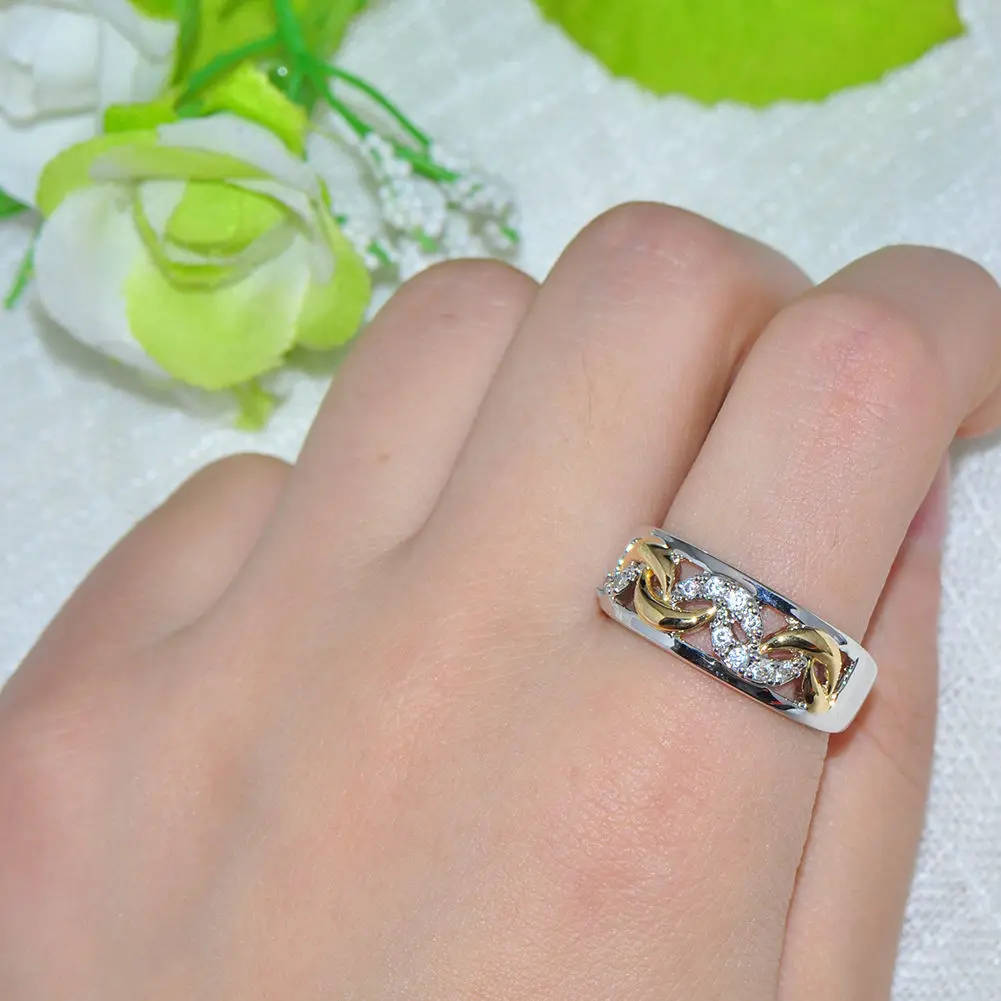 

Hip Hop S925 Sliver Color Separation Ring Bague Etoile Anillos De Bizuteria for Men Gemstone Diamante Rock Rings Dropshopping