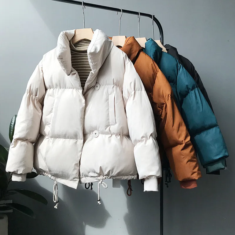 Bas Femmes Vêtements Le De Manteau Pain Coton Color Coton rembourré caramel D'hiver 2018 Black 1020 Meter Vers Veste temps Chaud Mode Lâche apricot glaze Green AXXdq
