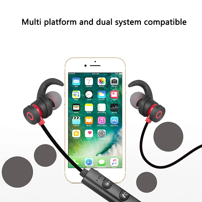 Беспроводные наушники для Xiaomi Mi A2 Lite A1 8 SE 6 5 5C 5S Plus Redmi Note Pro 6A 5A 4X 4 4A 3S 3X 3 Bluetooth