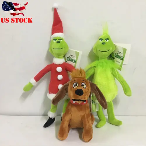 Как Grinch палантин Рождество плюшевая игрушка рождественские подарки кукла