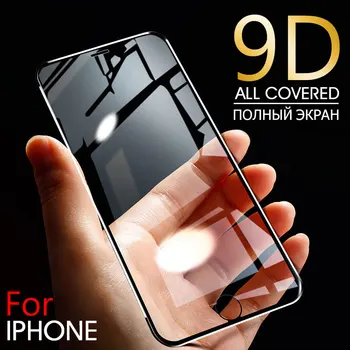 

9D Aluminum Alloy Screen Protector On The For iPhone 6 7 8 Plus X Full Tempered Glass For iPhone 11 pro 8 SE 5s Protective Glass
