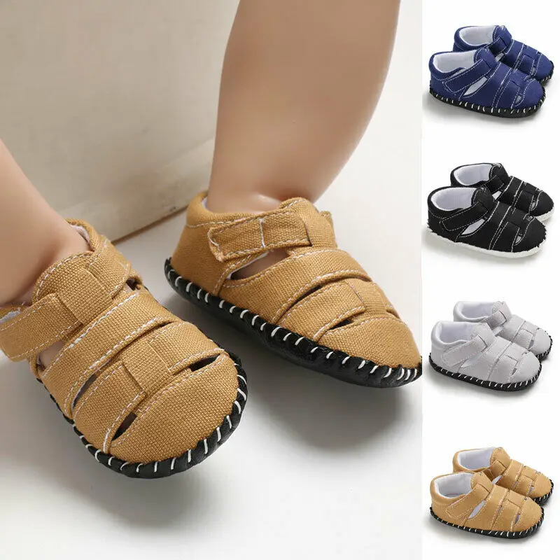 

2019 Emmababy Newborn Baby Boy Girl Shoes Toddler Pre Walker Summer Cold Sandals Sneakers Trainers 0-18M