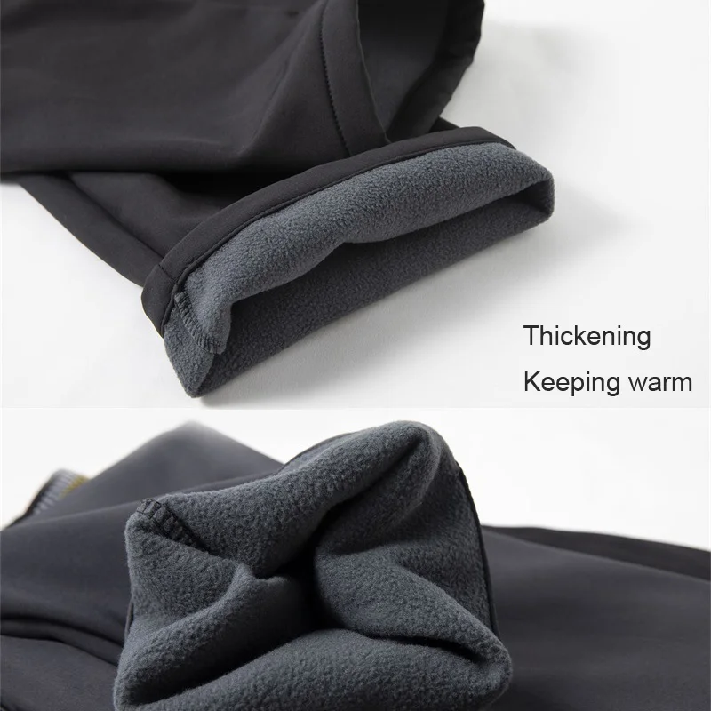 TRVLWEGO acampar al aire libre senderismo pantalones de los hombres de invierno de calor a prueba de viento de montaña de esquí caminata Trekking Pantalones TRVLWEGO acampar al aire libre senderismo pantalones de los hombres de invierno de calor a prueba de viento de montaña de esquí caminata Trekking Pantalones