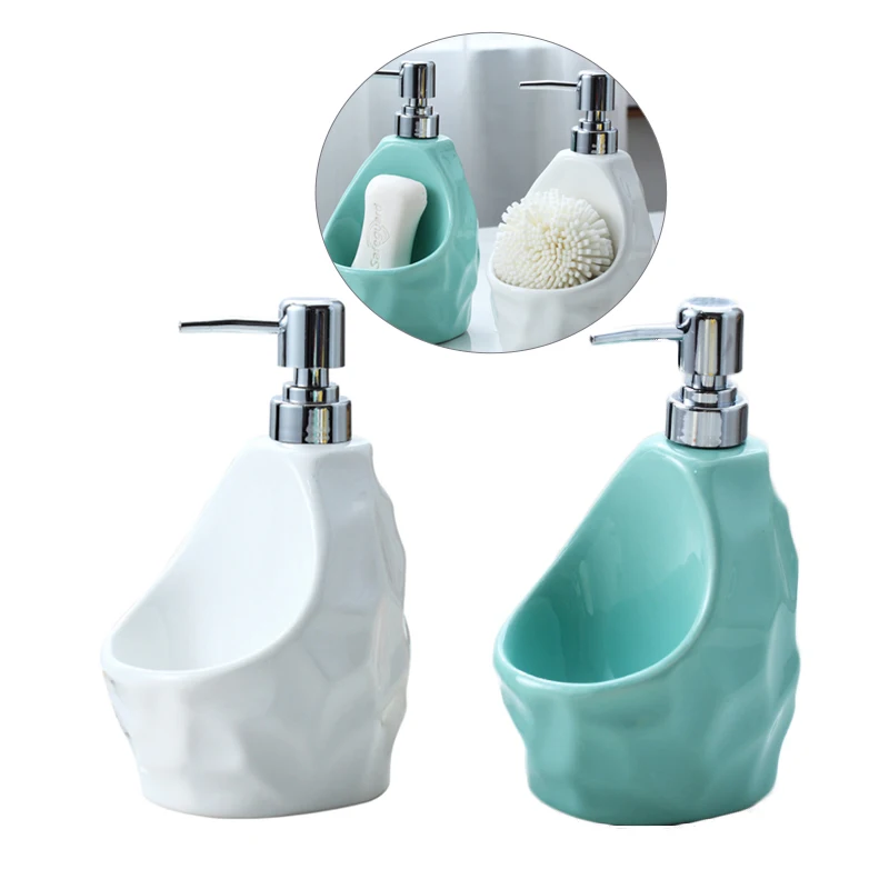 

650lml Liquid Soap Dispenser for Kitchen Ceramic +ABS Bathroom Home Decoration Liquid Soap Lotion Dispenser Bathroom Accessories