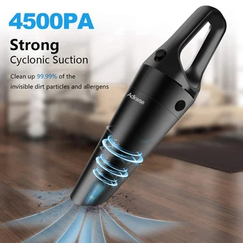 

Handheld Vacuum, Cordless Vacuum Cleaner, Rechargeable Car Vacuum With Strong Suction, Lightweight Wet Dry Vacuum Cleaner For
