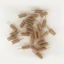 Одиночная частота 868MHZ 3dbi прямая пружинная антенна 100 шт/партия медная спиральная катушка антенна печатная плата сварочная