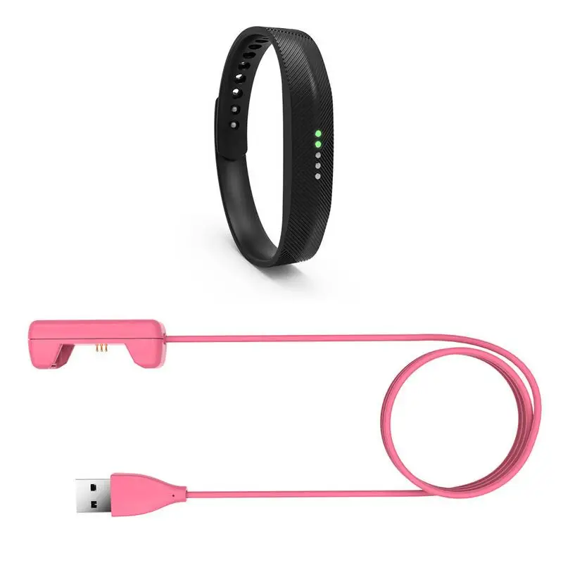 

Wristband Charging Cable Cradle Dock Adapter Replacement 15cm/1m Automatic Power-off Power changeLine Length For Fitbit Flex 2