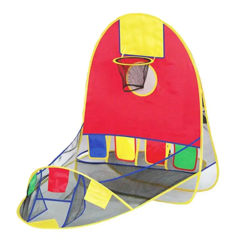 

Children's Tent Basketball House For Kids Baby Play Inflatable Pool Folded Portable Kids Outdoor Game in Play Tent for Kids Gift