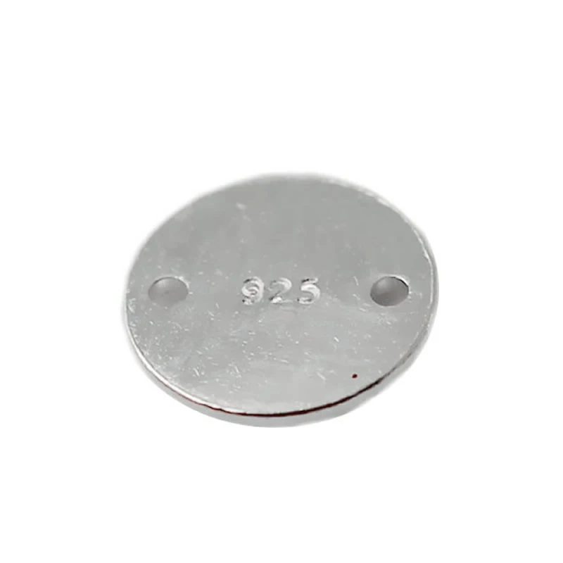 Beadsnice 925 пробы серебряные штамповочные заготовки гравировочный соединитель для
