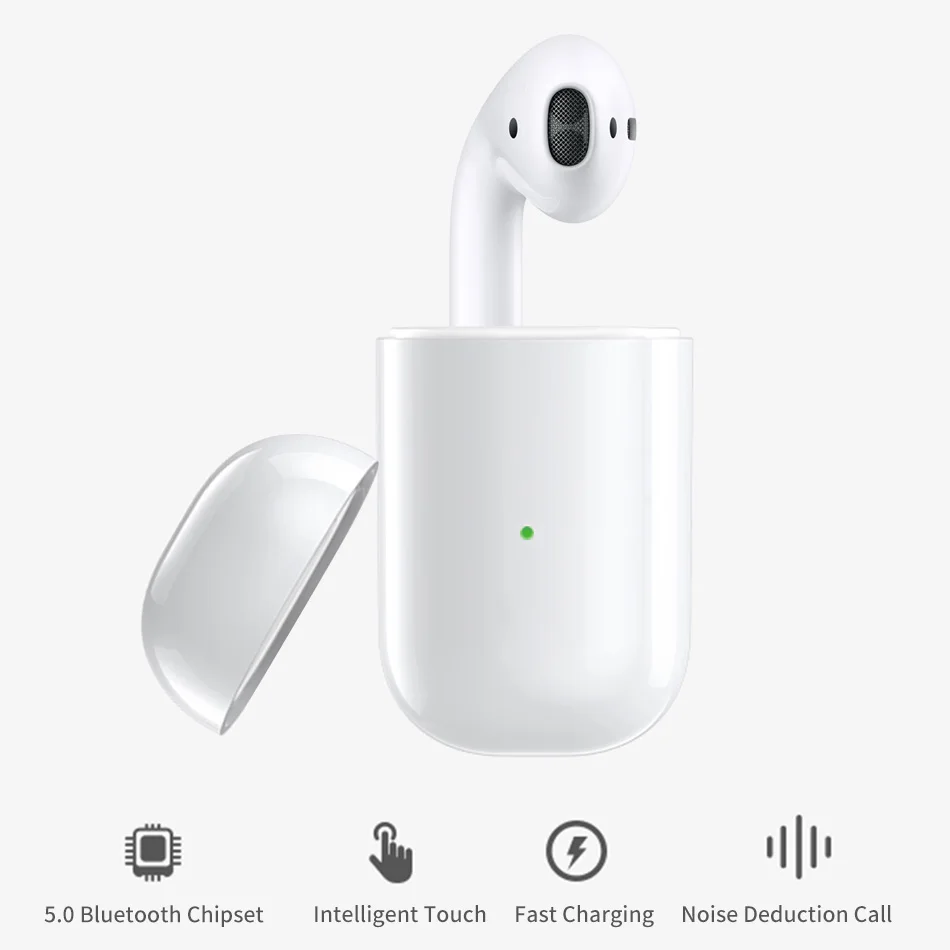

Wireless Earphone TWS Waterproof Stereo Earbud with Charging Case Bluetooth Earphone Single Earphones