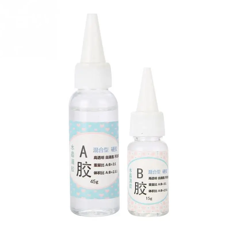 Hot 1Set DIY Transparant Crystal AB Glue Epoxy Resin Jewelry Making Gel | Украшения и аксессуары