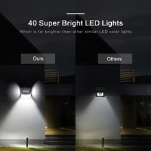 Светодиодный Солнечный настенный светильник движения человека средства ухода за кожей сенсор Солнечный свет открытый настенные светильники водо