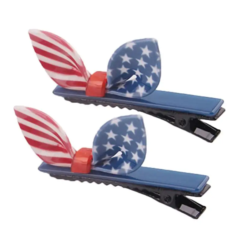 2 шт. зажимы для волос Аллигатор бантик в виде кроличьих ушек шпильки для волос акриловые головные уборы шпильки в форме утконоса заколки для женщин и девушек